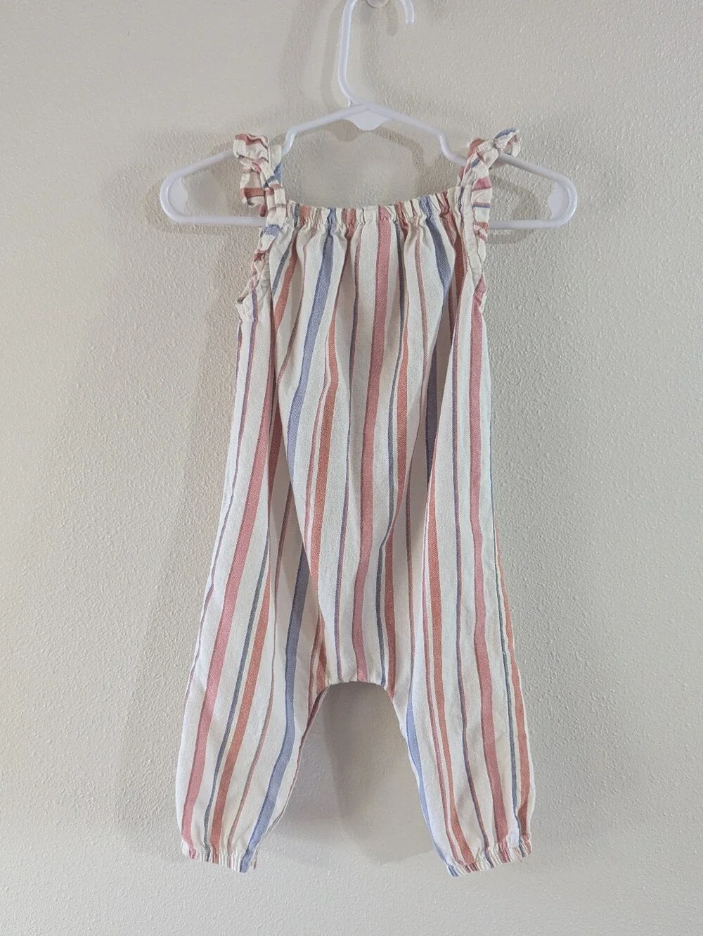 Striped Cotton Jumpsuit